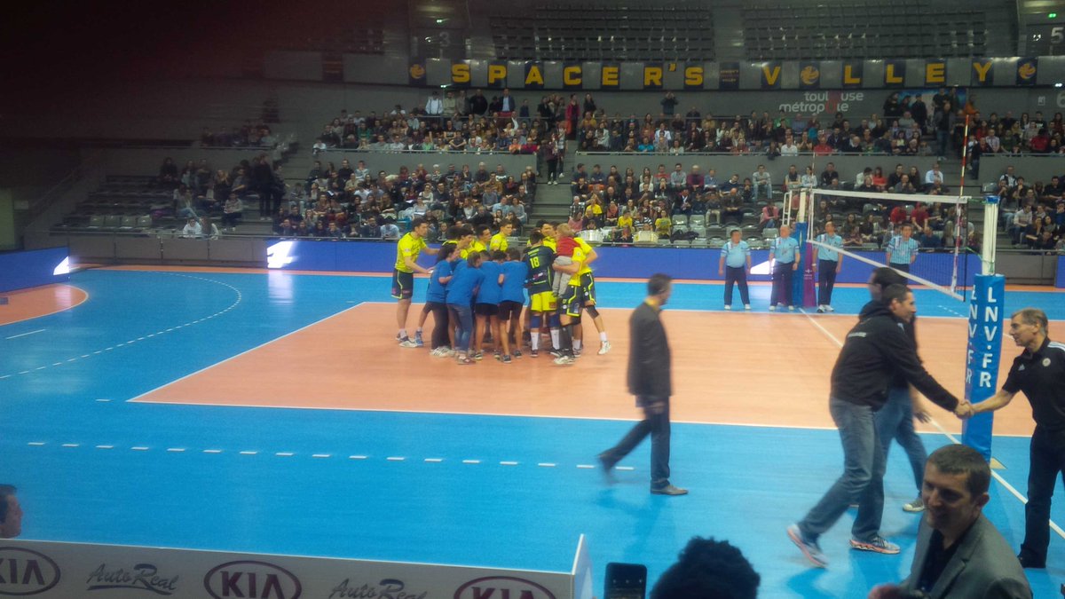 CDConseil's tweet photo. En place pour @SpacersToulouse vs Chaumont. #volley #gotoplayoffs https://t.co/lSstscZVmh