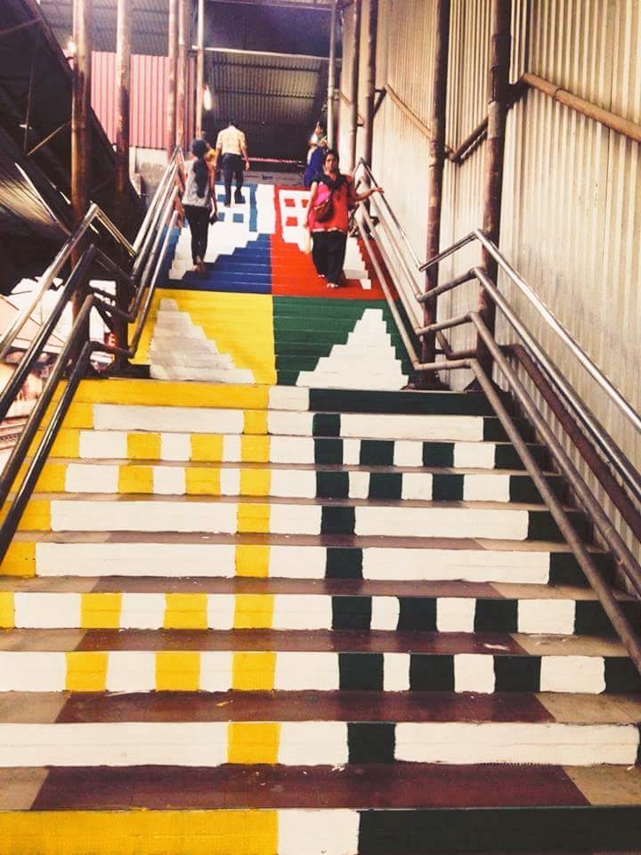 IndianRailMedia's tweet photo. #Dombivali station being beautified @Central_Railway @sureshpprabhu @Narendra_IRTS https://t.co/6kFW9BYUsl