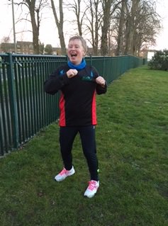 walkingWB's tweet image. Val earns a new vest for completing her first 10 runs and reward card, well done Val #runengland