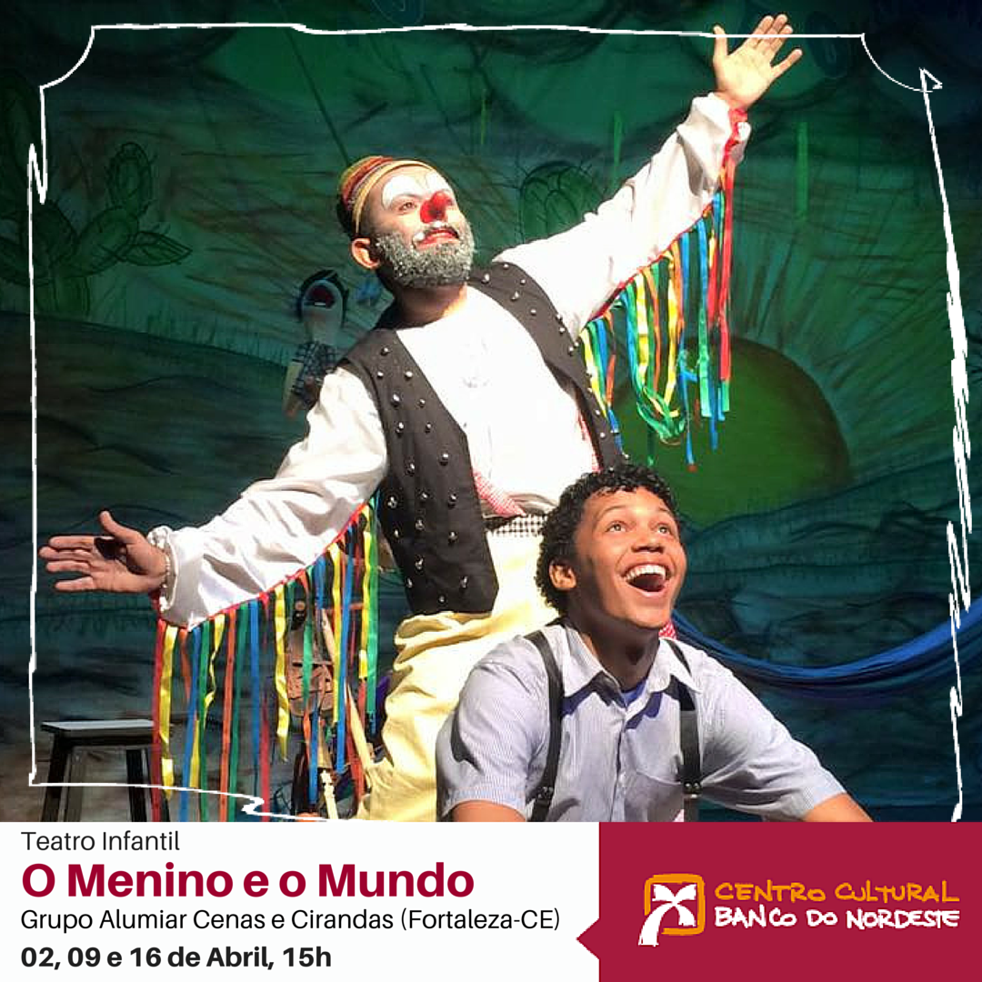 CCBNB's tweet photo. Tem quem diga que ele é anjo, de tão menino, de tão criança que é! #OmeninoEoMundo #TeatroInfantil #ccbnb #Fortaleza https://t.co/MVVCgpWJ8K