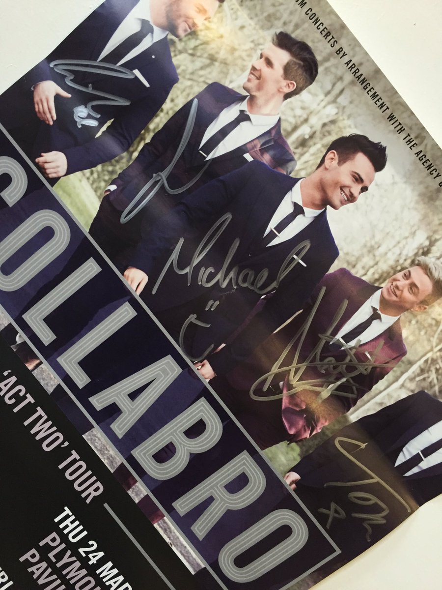 Want to win a signed @Collabro poster from their show last week? Head over to our Facebook page! #ActTwoTour