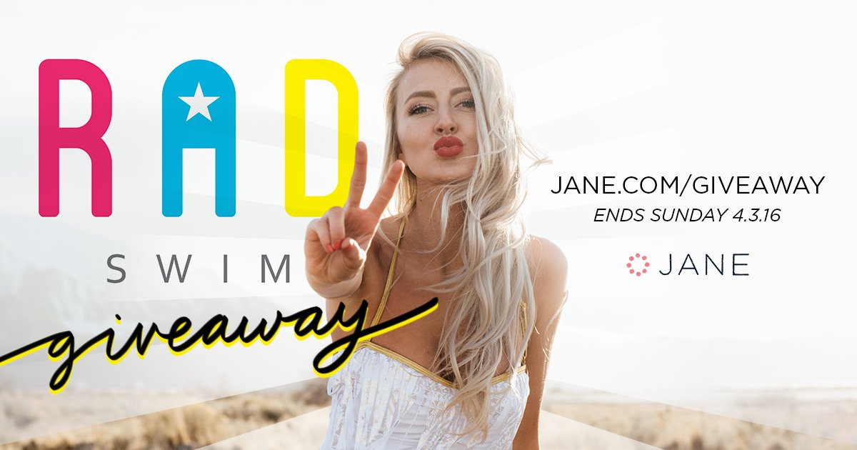 This giveaway is RAD. One lucky winner gets the summer wardrobe of a lifetime. ENTER NOW ➝{vryjn.it/radswim-tw}