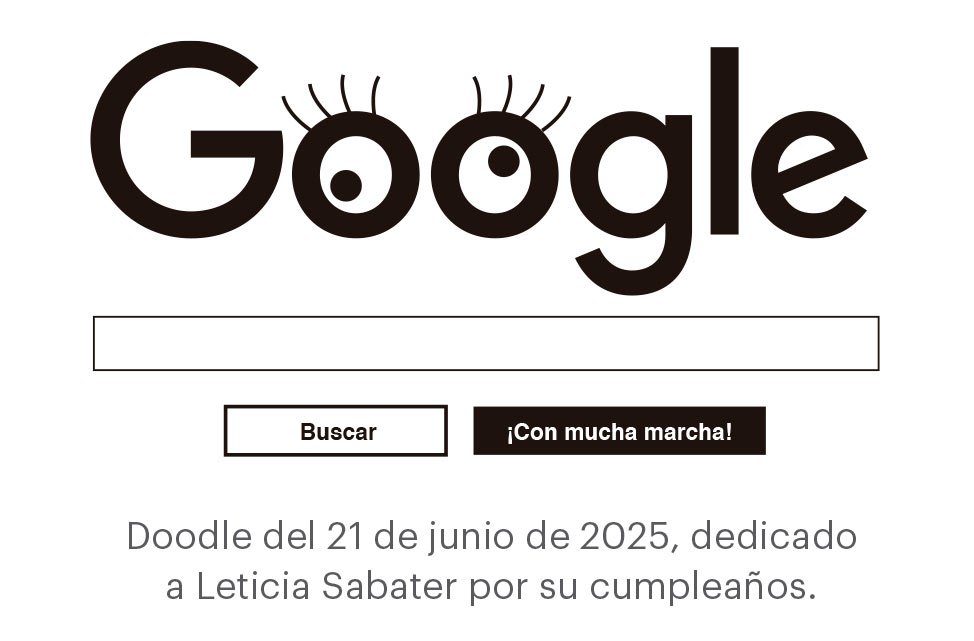 siricomemelos's tweet photo. En 2025 Google se quedará sin ideas para los Doodles y pasarán cosas como ésta. Más en #SiriCómemeLosHuevos https://t.co/alrp9VSNrs