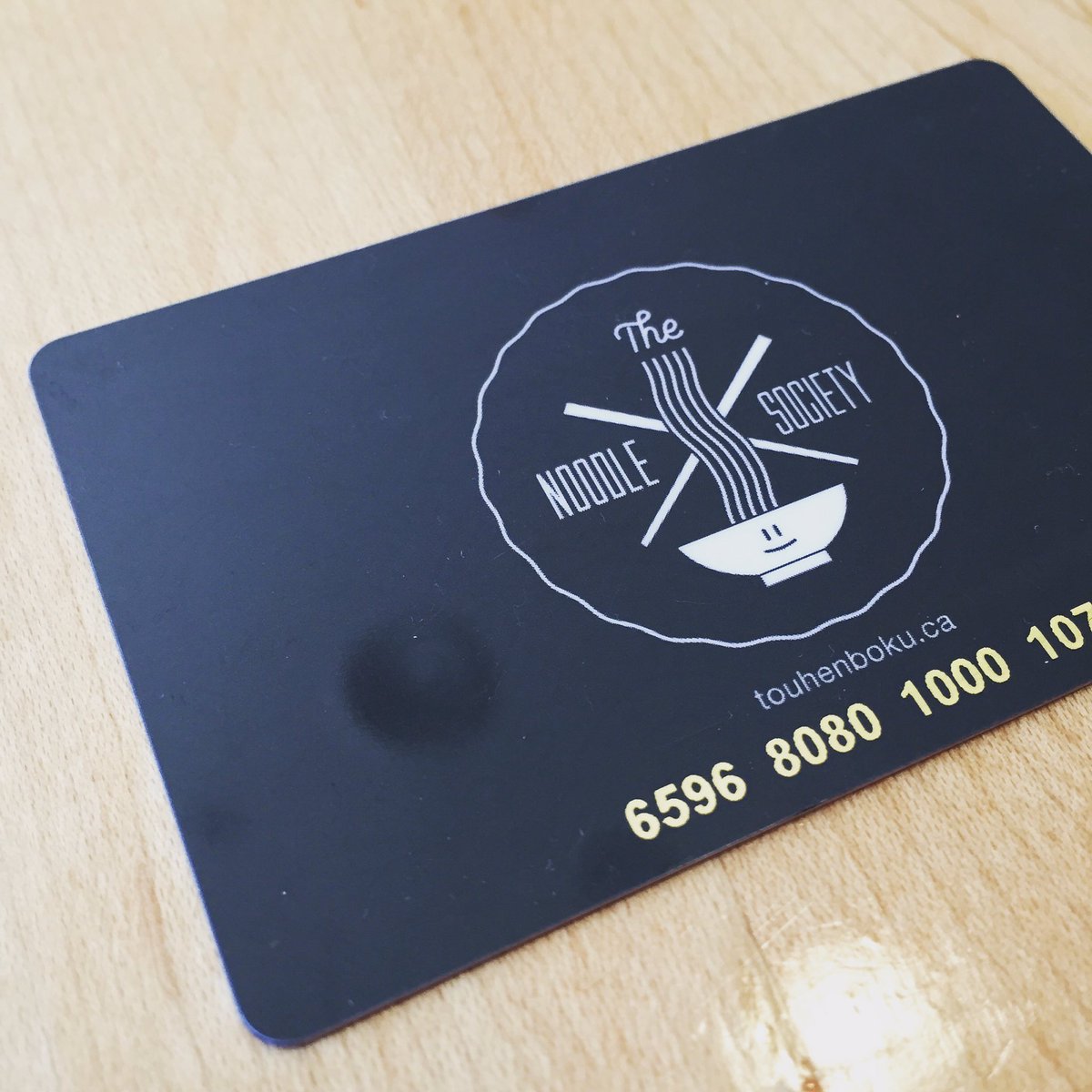 TOFoodPhotog's tweet photo. Noodle Society Black Card holder! Love @TouhenbokuRamen 😁 Their authentic Japanese broth is soo good! #Ramen #Foodie https://t.co/VR8YBPiO7q
