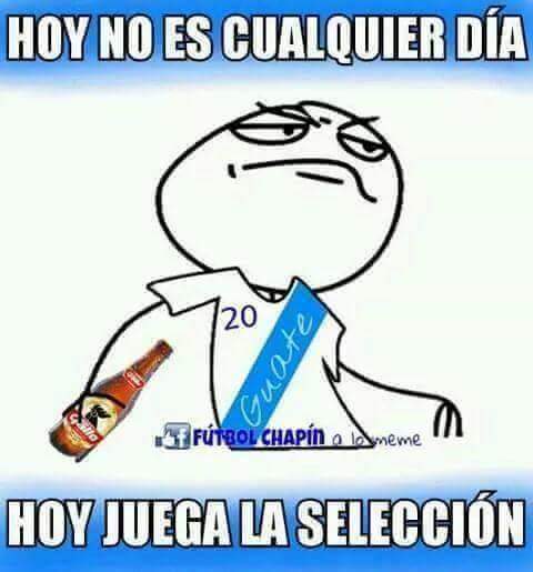 harvinchay86's tweet photo. Hoy No Es Cualquier Dia
#HoyJuegaMiGuate
#HoyGanaMiGuate
#Chapin
#vivaGuate https://t.co/49nmowi9fx