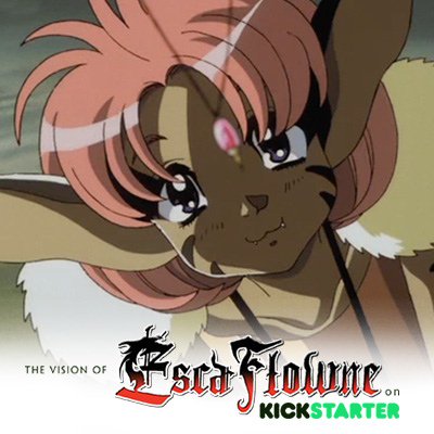 AlexisTiptonVA's tweet photo. Only 36h to go on The Escaflowne Kickstarter! Get in on it for some Exclusive backer perks! https://t.co/ZxC1xjz3wO https://t.co/E6jjprPTPC