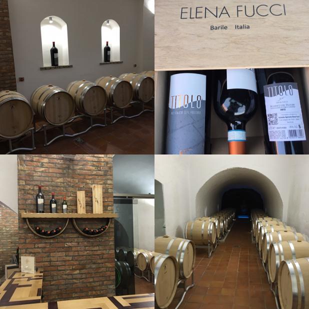 Bellissima giornata a Barile in compagnia di Elena Fucci e Andrea Manzani, per vedere la nuova, splendida cantina!