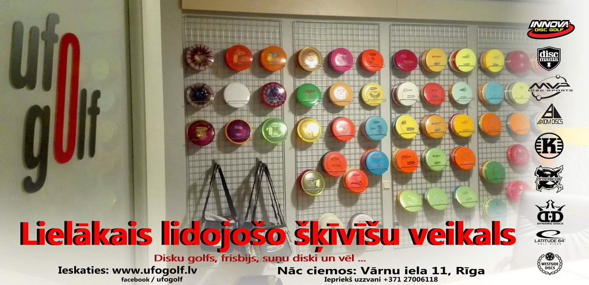 UFOGOLF's tweet photo. 2. aprīlī nāc uz mūsu veikala atklāšanu!
Vārnu iela 11, Rīga.
#ufogolf #discgolf #discgolfshop https://t.co/a6UqrHhE7S