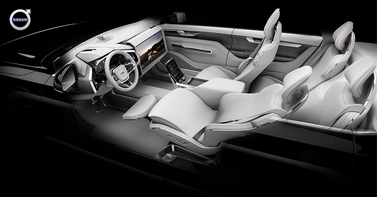 AutoluxVolvo's tweet photo. El siguiente paso de #Volvo sobre diseño y comodidad. El lujo escandinavo siempre haciendo historia. #ConceptCar https://t.co/n15nwjHvVZ