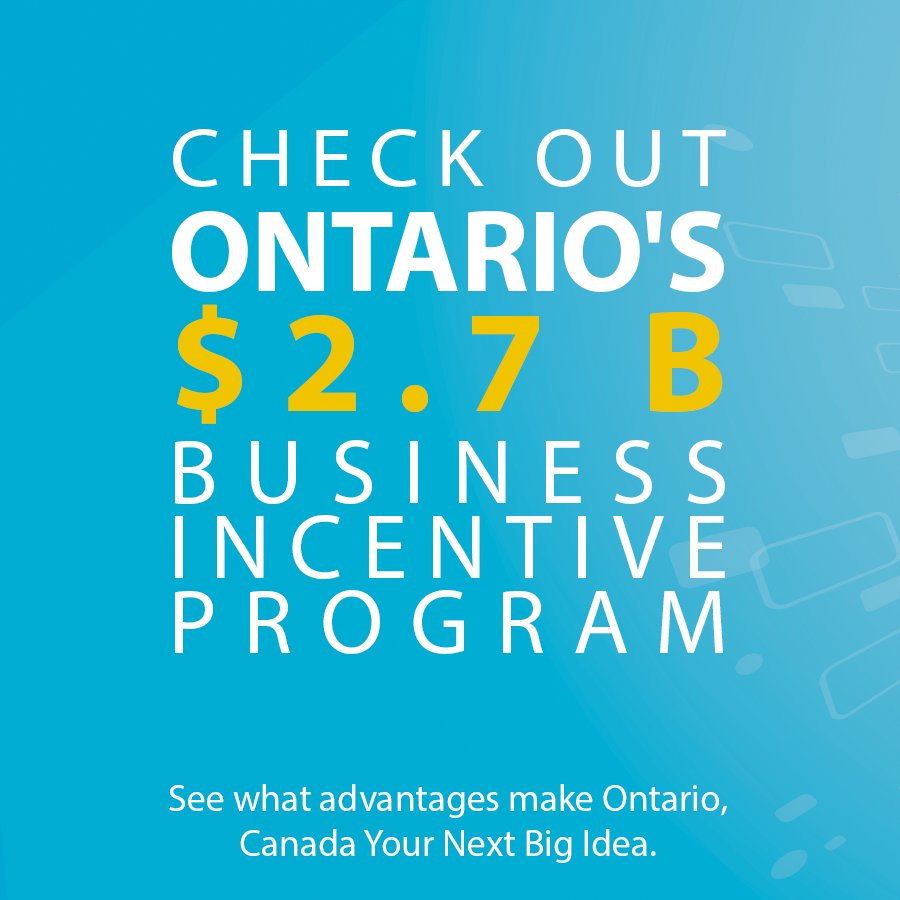 investontario's tweet photo. Is your business ready for global growth? https://t.co/32mE38Vr2p  Check out our $2.7B business incentive program https://t.co/5ARbcIZBf4