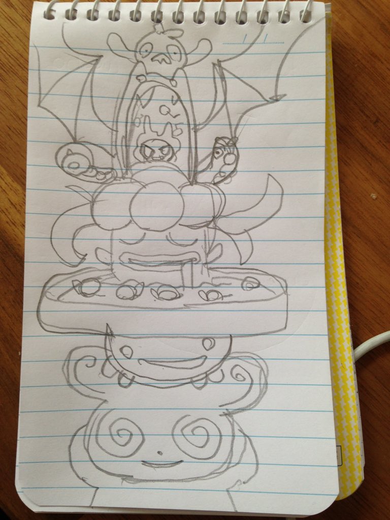 probzz's tweet photo. This is the original sketch for the pokemon tower. So don't worry if you can't draw you can just make pixel art💩🌝 https://t.co/7XqL4ZO3Vo