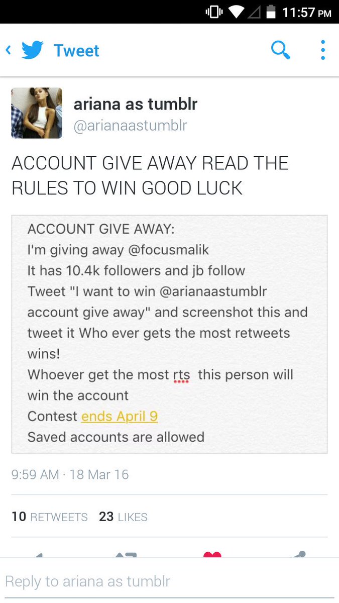 kyexdae's tweet photo. i want to win @arianaastumblr account give away ☺❤ https://t.co/YFFtvu74jP