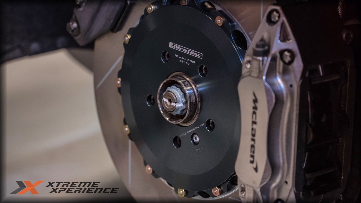 XXperience's tweet photo. The world's first #McLaren 570s brake conversation. #BigBrakes #StoppingPower #GiroDisc https://t.co/9iwaaZe9AP