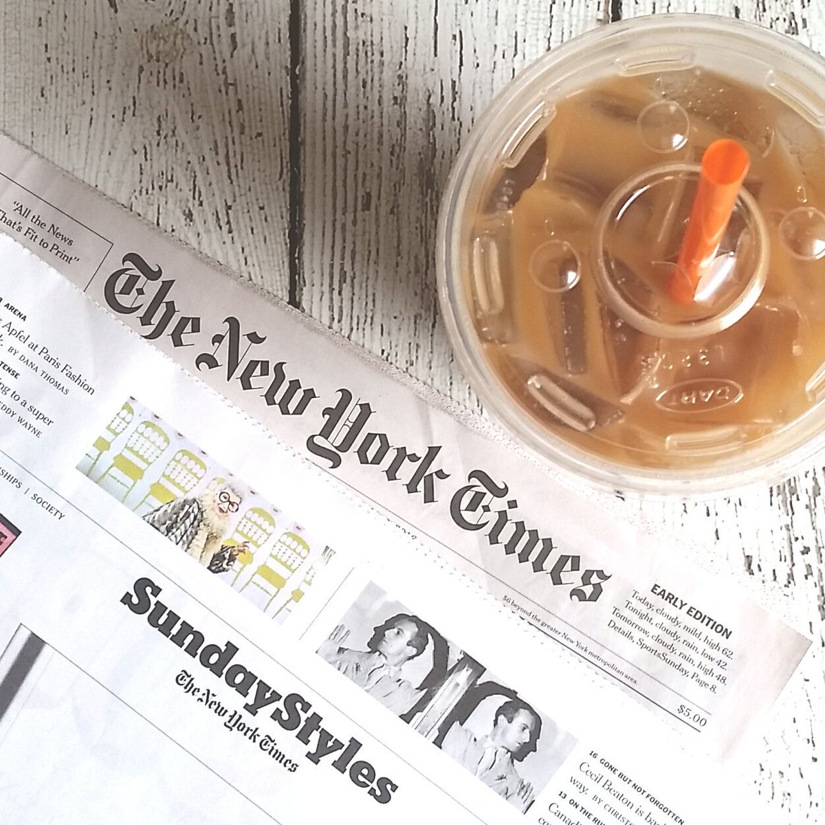 MomFoodie's tweet photo. What section do you snag first? Get 50% subscription & unplug! Β #NYTUnplugged #sponsored https://t.co/EGB1Xlo3Gd https://t.co/kJEEgJV3Ly