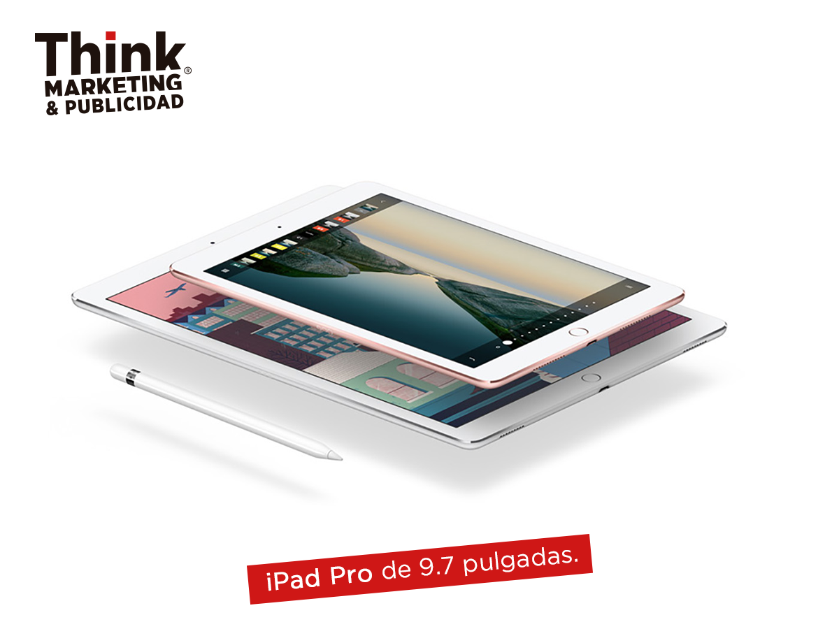 THKmarketingMx's tweet photo. #ThinkMP te presenta el nuevo iPad Pro de 9.7 pulgadas. Con la misma potencia pero, un nuevo tamaño. https://t.co/6f4Ex9Vqe9