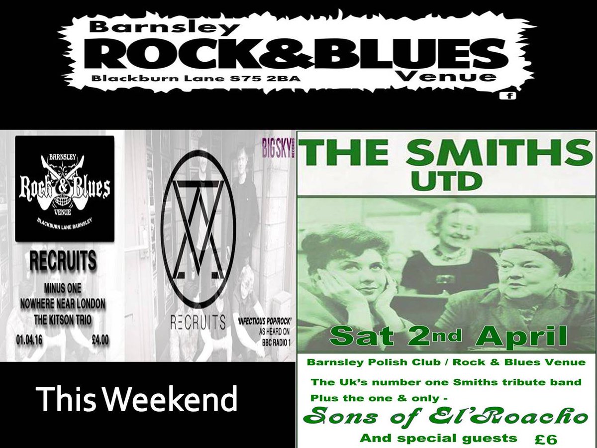 This weekend...oh aye, sounds like a reyt plan  !!  <a href="/BARNSLEY_LIVE/">barnsleylive.co.uk</a> <a href="/barnsleyxmusic/">Barnsley Loves Music</a> <a href="/gr8musicvenues/">gr8MusicVenues</a>