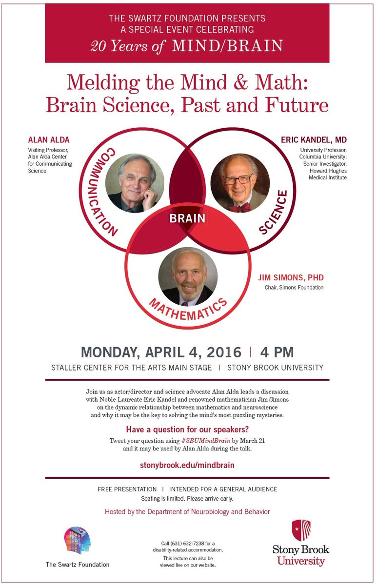 2016 @StonyBrookU #LongIsland #SBUMindBrain public lecture, April 4: stonybrook.edu/commcms/mind/i… <a href="/sbunewsdesk/">SBU News Desk</a>