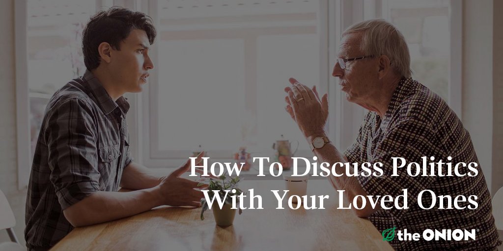 Listen twice as much as you talk, and talk twice as much as you wave a gun in the air. onion.com/1PDxrOQ