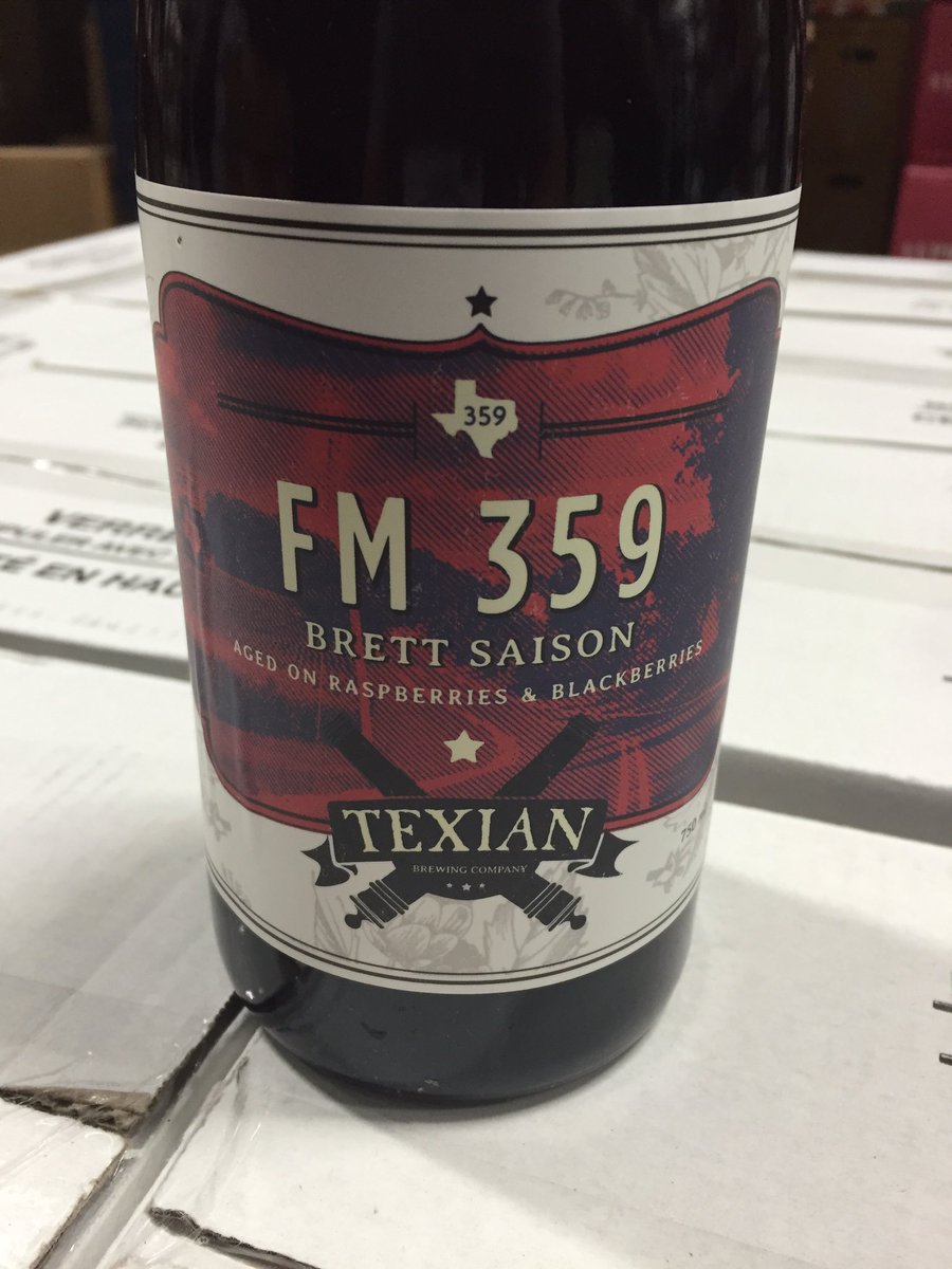 New release from Texian Brewing; will be hitting the Austin market today!
