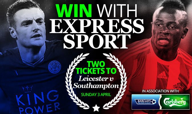DExpress_Sport's tweet photo. COMP: Win a pair of tickets to #lcfc v #saintsfc this Sunday. Follow and RT to win https://t.co/DYBNytzE0w https://t.co/msgBsTsQhd