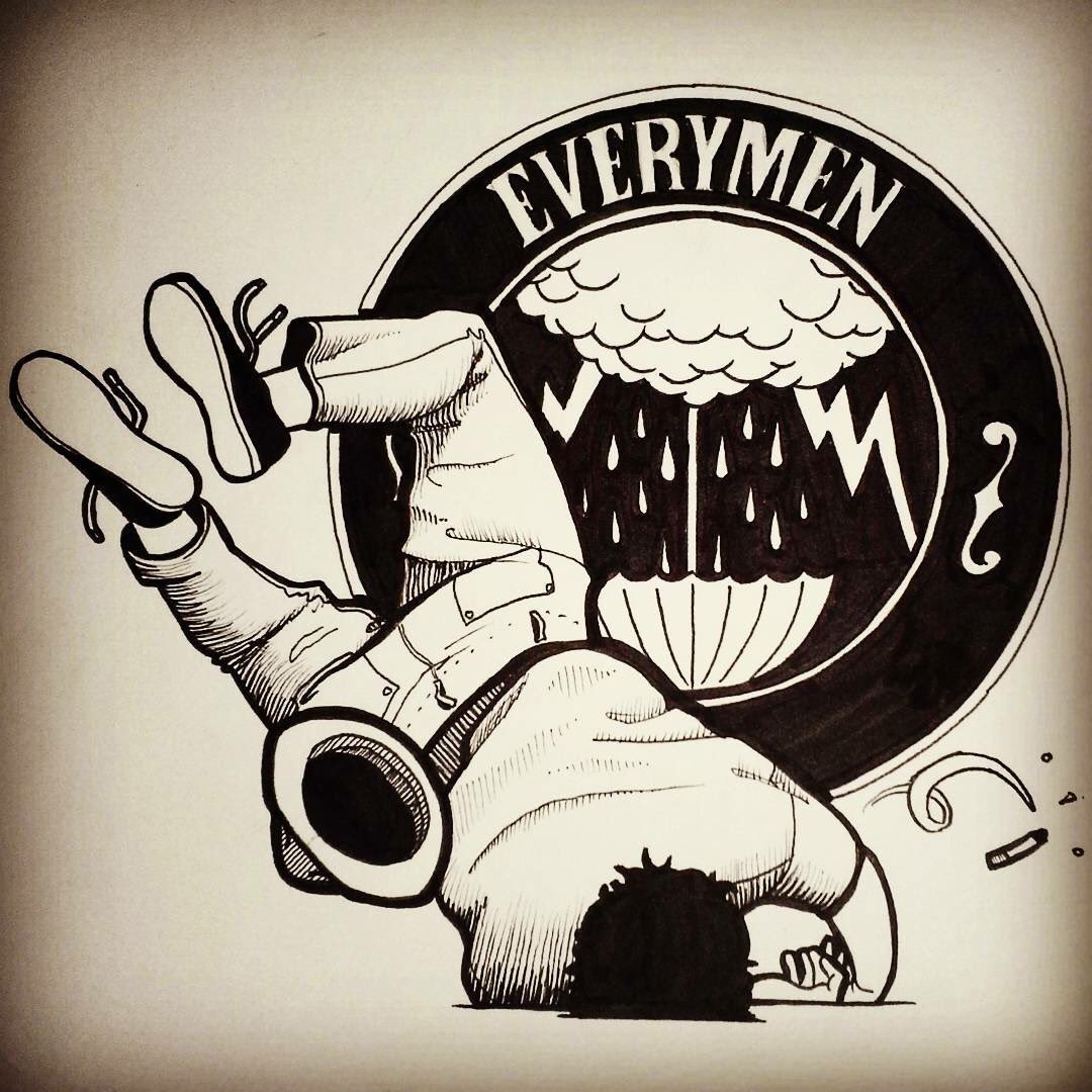 Our drummer ate it outside of Wonderland the other night. We're gonna make some shirts to commemorate this.