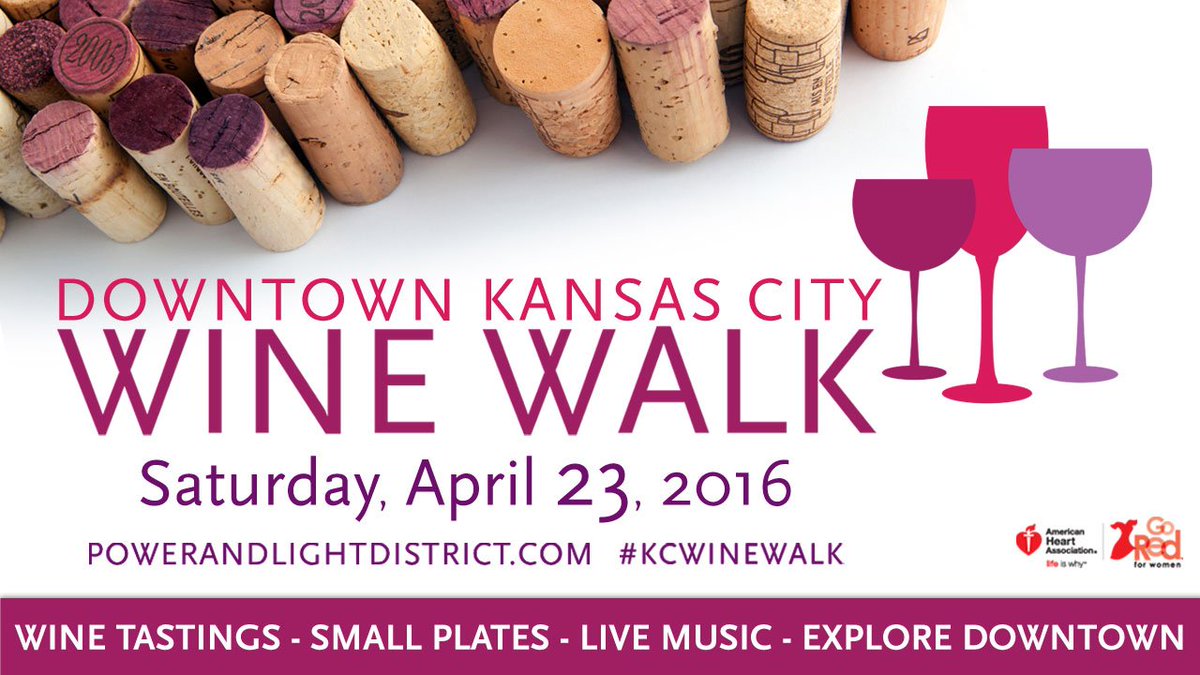 The beautiful weather in #KC is getting us excited for the #KCWineWalk on April 23! bit.ly/KCWineWalk2016