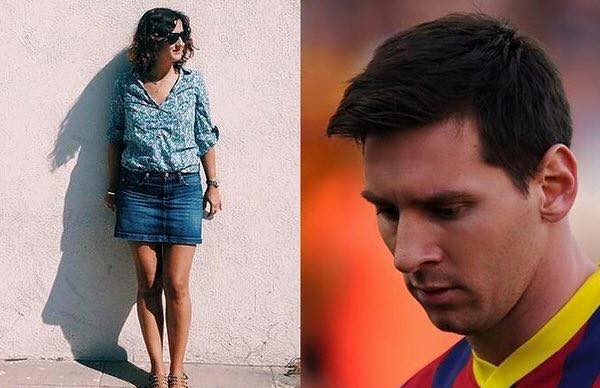 ODDSbible's tweet photo. This woman's shadow looks like Lionel Messi... https://t.co/puJkW59wo4