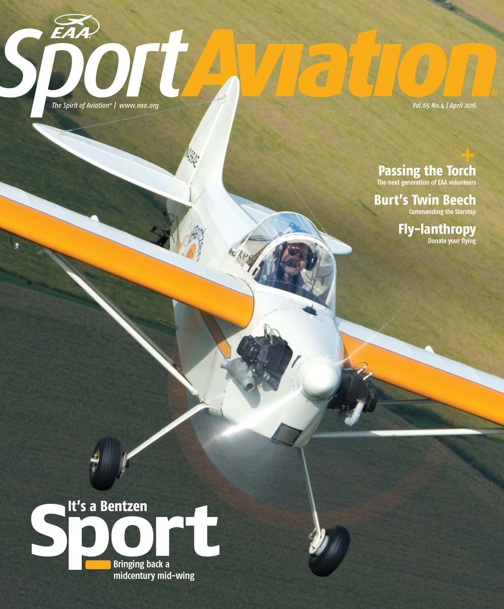 EAA's tweet photo. Get a head start on the April edition of #SportAviation before it hits your doorstep! https://t.co/mfleaq6iSE https://t.co/BP1a8d78Kk