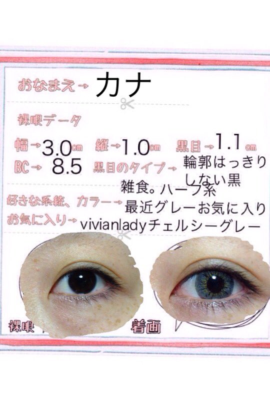 カラコンカルテ