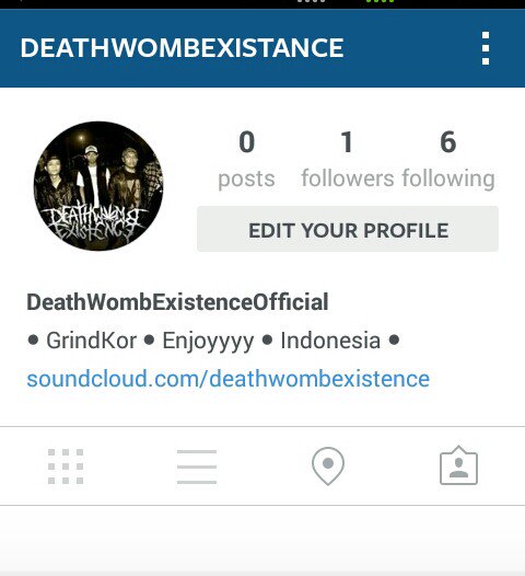 Check Deathwombexistence via instagram→