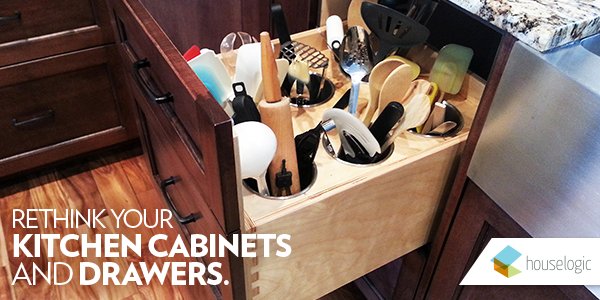 HouseLogic's tweet photo. Out with the old and in with the new: Our solutions to your #kitchen #storage problems. https://t.co/HeMhP2Gh3L https://t.co/8GbAlcdPdG
