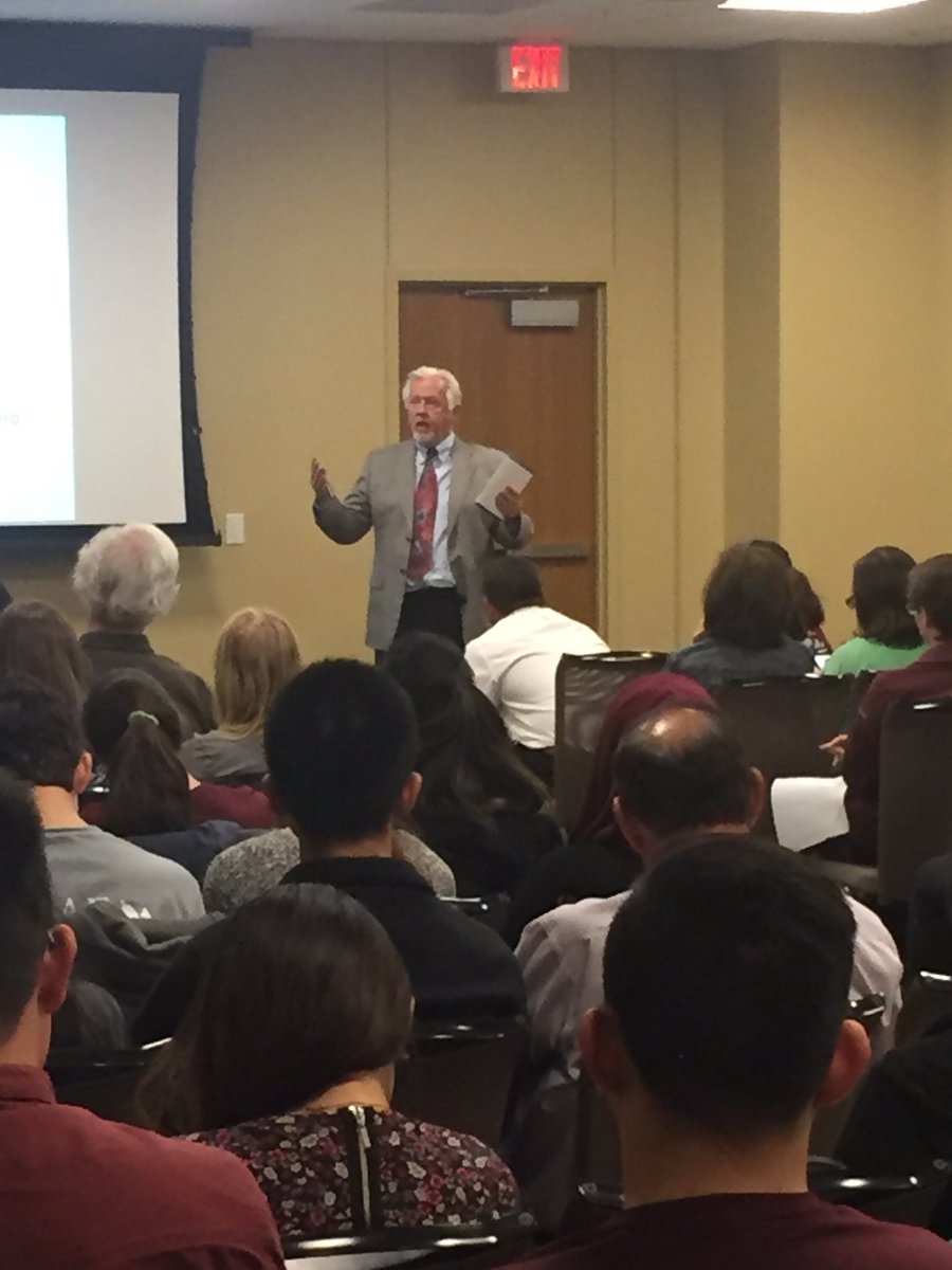 TAMU_Water's tweet photo. "Water management is not rocket science, it's a whole lot harder." - Dr.Kaiser #WaterDaze16 https://t.co/nFzchxrXSs