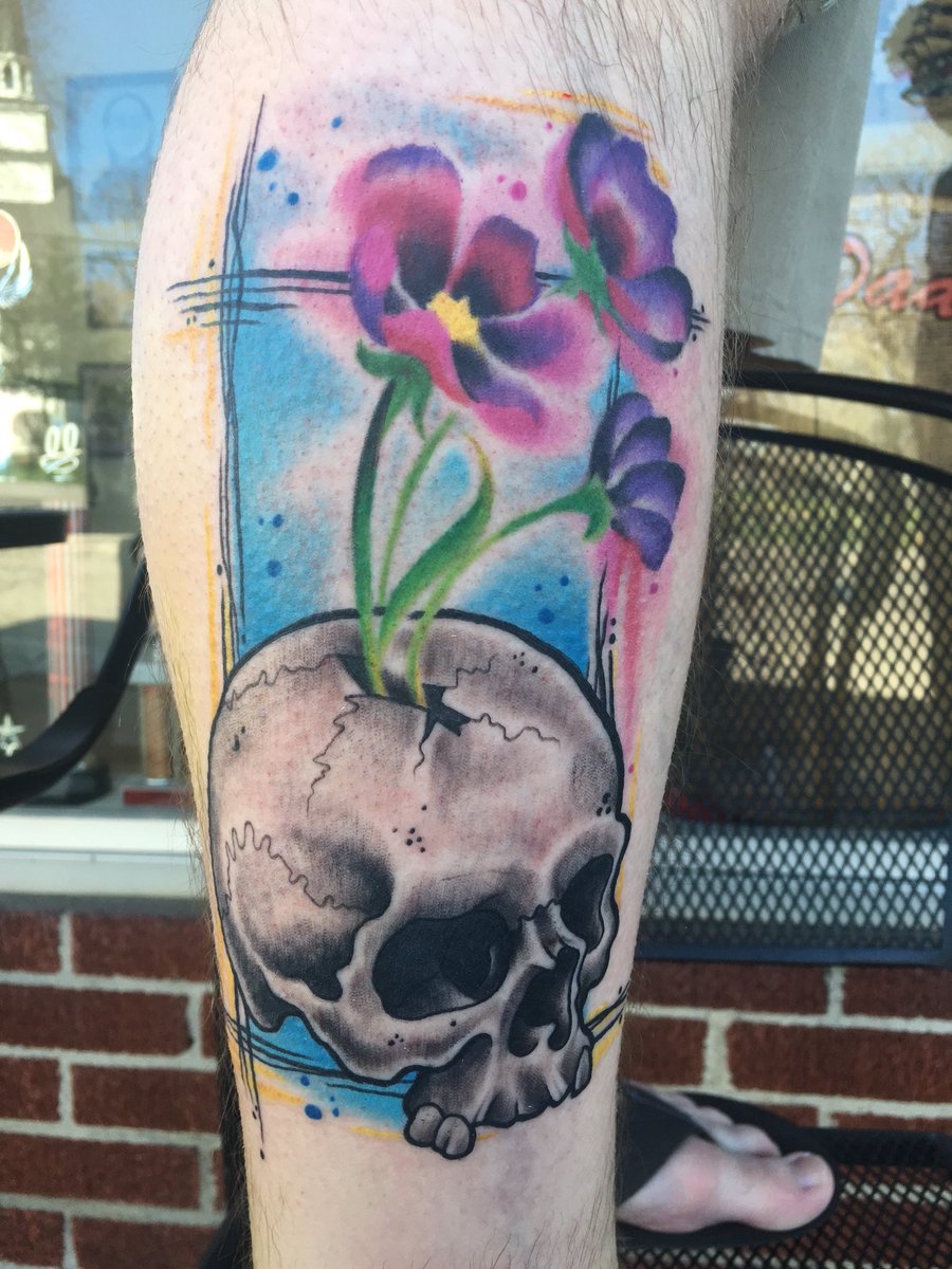 TrayBenham's tweet photo. Cool tattoo I made today#bigdaddytray#bdt #inkmaster @SpikeInkMaster https://t.co/ngneIrg6kt