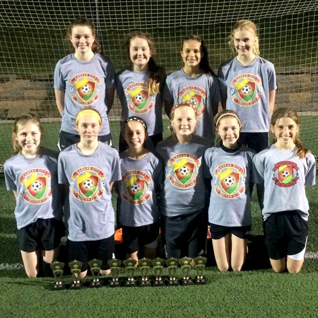 KCSC14's tweet image. Congrats to Coach Luke and his u12 ladies for winning their division in the AAIS Winter 2 Indoor League. #WeAreKCSC