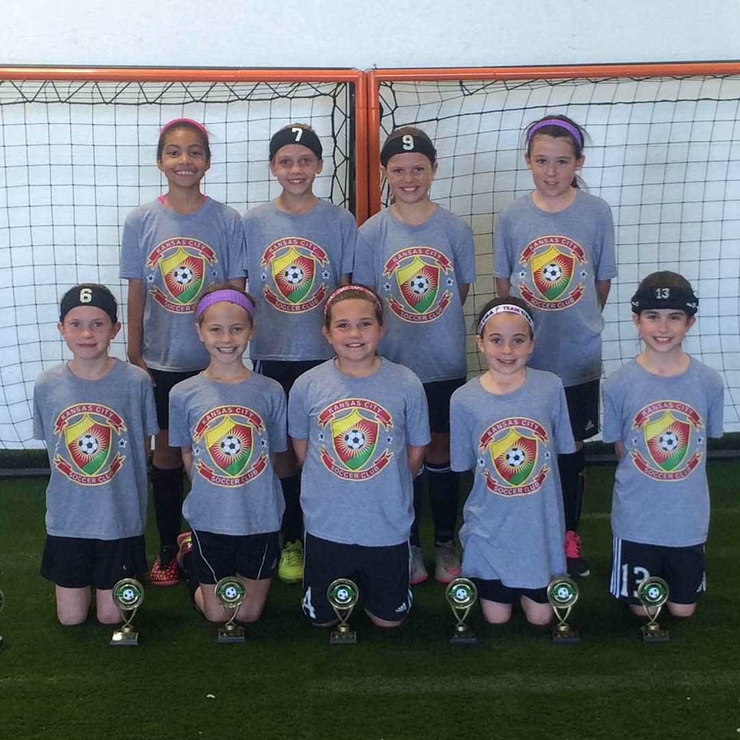 KCSC14's tweet image. Congrats to Coach Luke and his u9 ladies for winning their division in the AAIS Winter 2 Indoor League. #WeAreKCSC