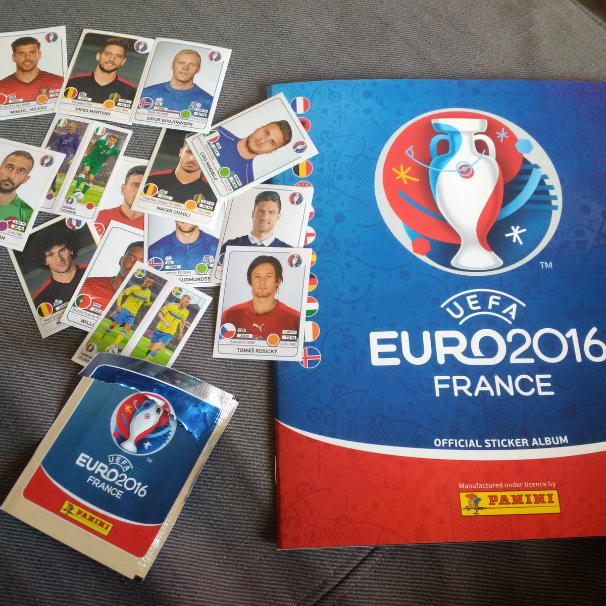 StepanHanus's tweet photo. Konečně jsem se dočkal! Pro #album až do Německa #adrenalin #balicky #collection #stickers #EURO2016 @OfficialPanini https://t.co/9HqjJgtGuZ