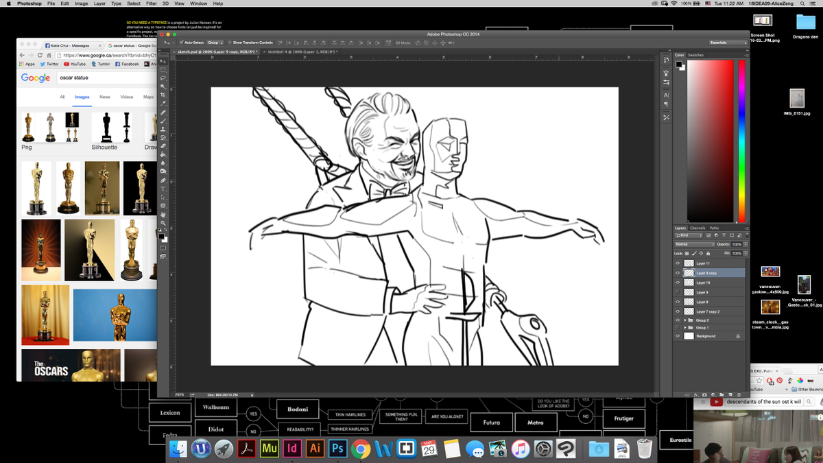 We're doing conceptual portraits in class lmao..... my instructor is going to punch me when he sees this 