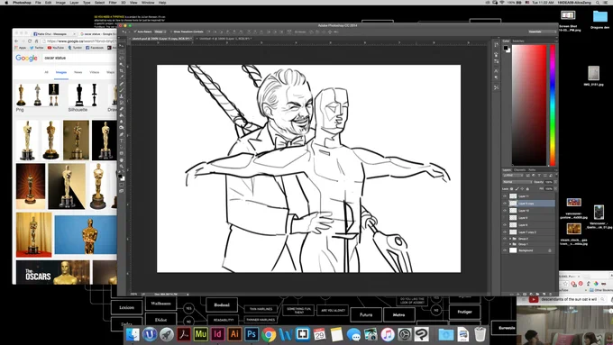We're doing conceptual portraits in class lmao..... my instructor is going to punch me when he sees this 