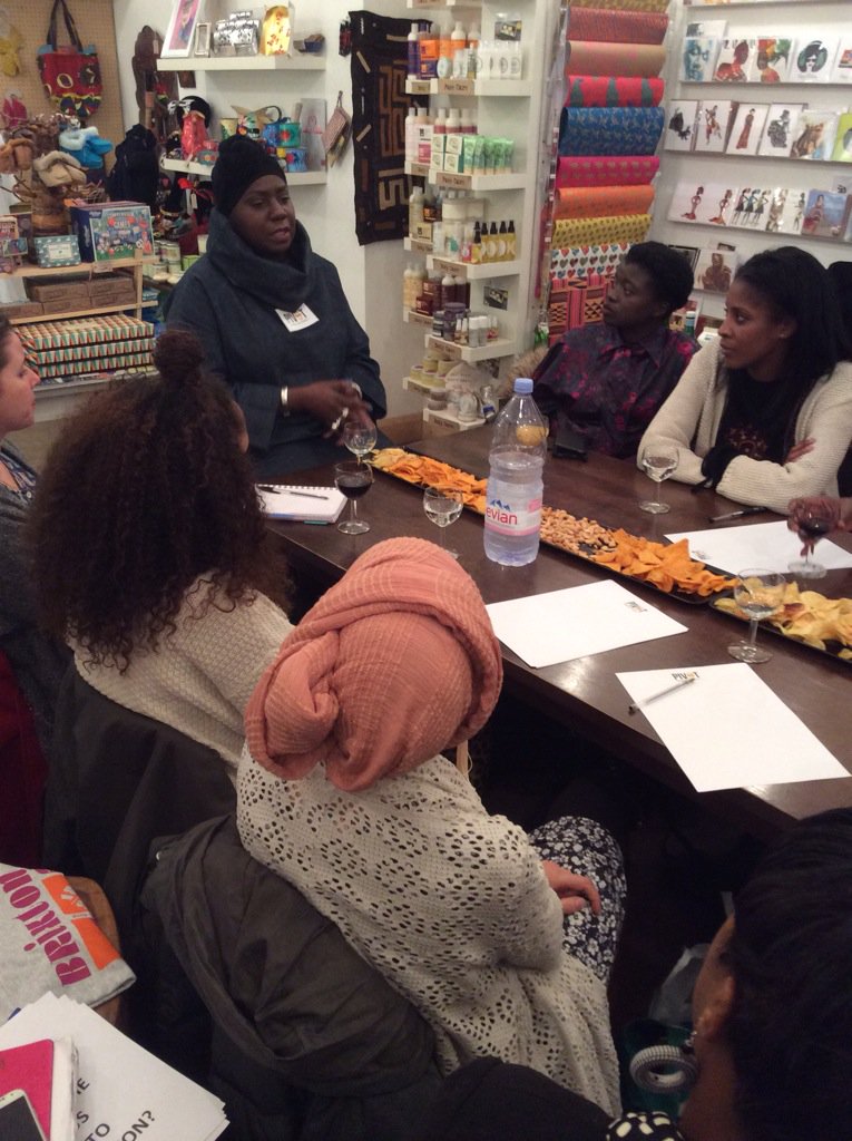 PivotBrixton's tweet photo. It's a full house! Anita of @Diversegifts leading tonight's Fashion &amp; Makers #Business workshop! https://t.co/XpZG8PhpQt