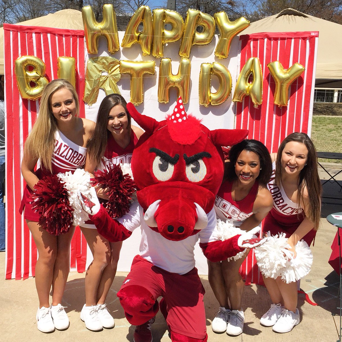 RazorbackSpirit's tweet photo. Happy 145th Birthday @uarkansas!
#allin4arkansas https://t.co/FW9PWrbRRz