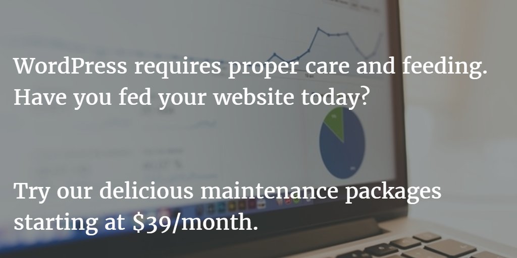 37solutions's tweet image. Have you fed your #WordPress #website today? buff.ly/1UrcXAU