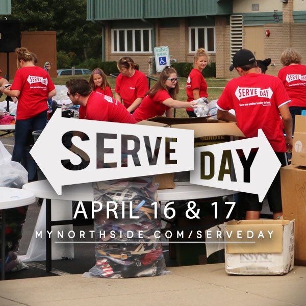 #ServeDay <a href="/Northside_CC/">Northside Christian Church</a> is April 16-17.
Where are you serving on ServeDay? 
mynorthsideserveday.com/projects/all