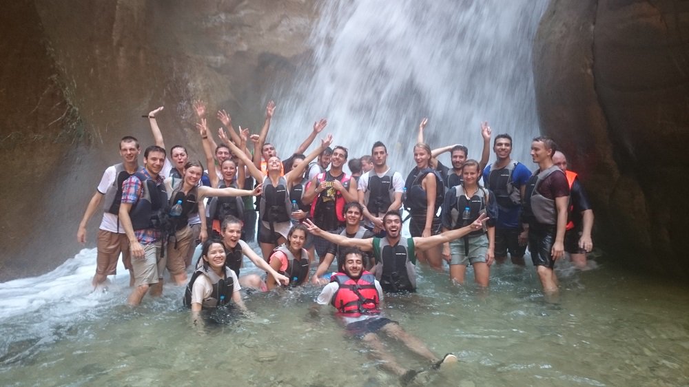 IAESTEJo's tweet photo. Summer of 2015 in Wadi Al Mujeb, Jordan ! @IAESTE  #Summer2015 #LoveJo https://t.co/bUGi1tmkB7
