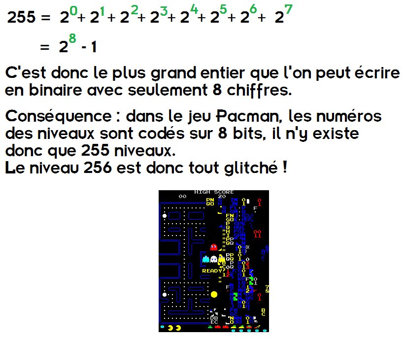 ElJj's tweet photo. 255 : plus grand nombre que l'on peut écrire en binaire avec 8 chiffres. #ps255 https://t.co/sBAJZqyDiY