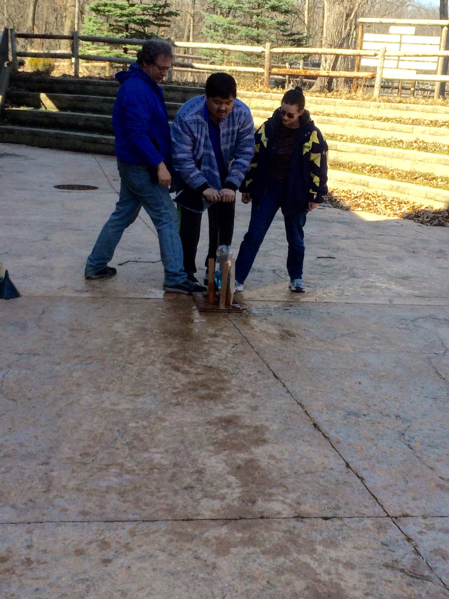 RManciniClassro's tweet photo. Setting off bottle rockets at #SLOEC #nsseo https://t.co/cBr41Cio7a