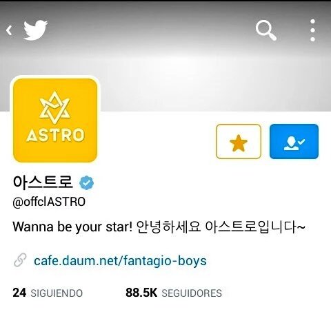 AstroObsession's tweet photo. INFO - La cuenta oficial de Astro ya es cuenta verificada 😍😍😍😍 https://t.co/HCJyR1rCT2