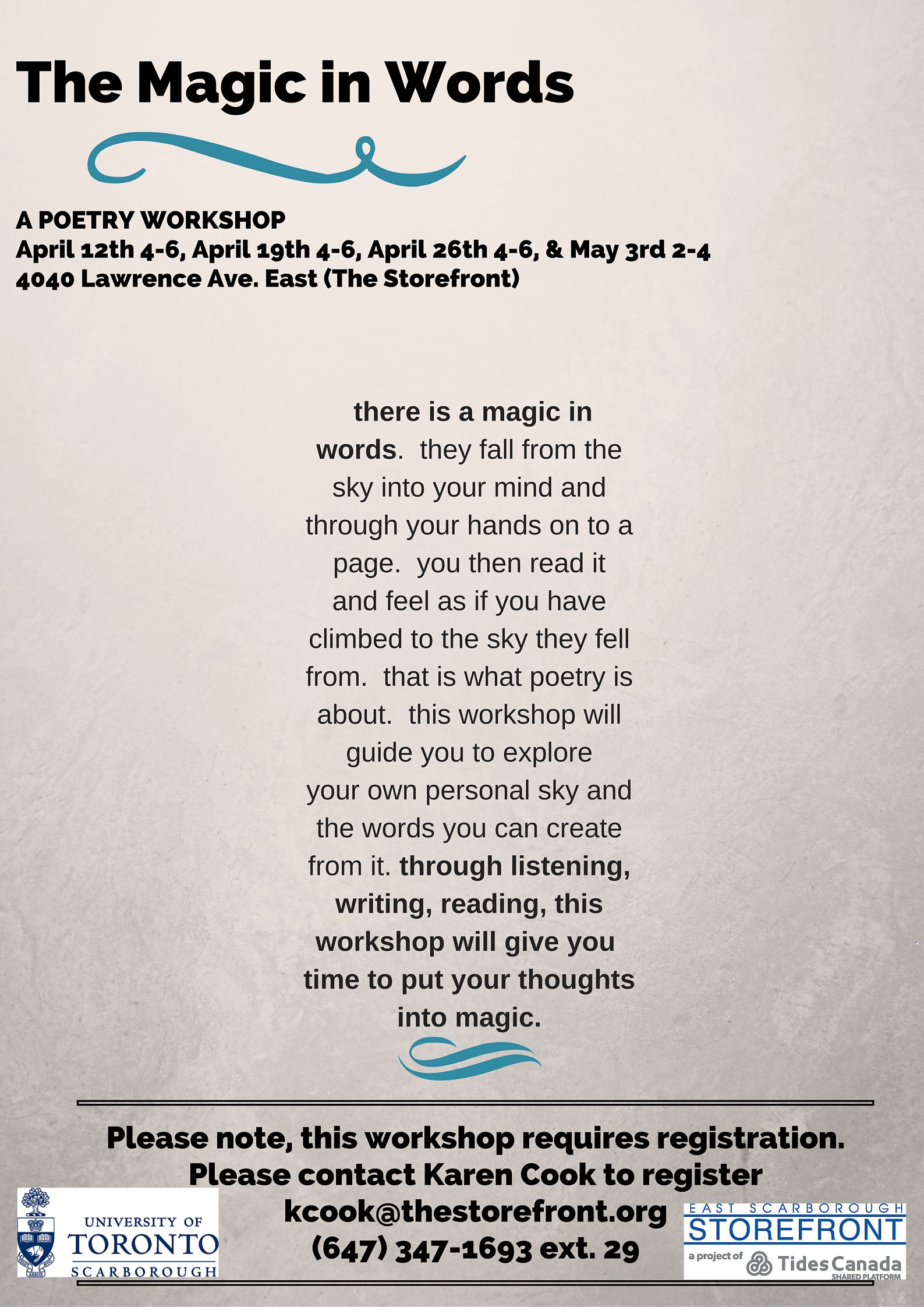 The Storefront on Twitter: "Roses red, violets are we have an original poetry workshop for you! See flyer for details. / Twitter
