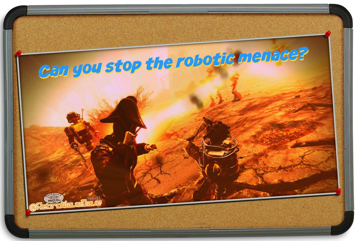 RetroWaveDave's tweet image. Another #Automatron Mock-up poster for #Fallout4