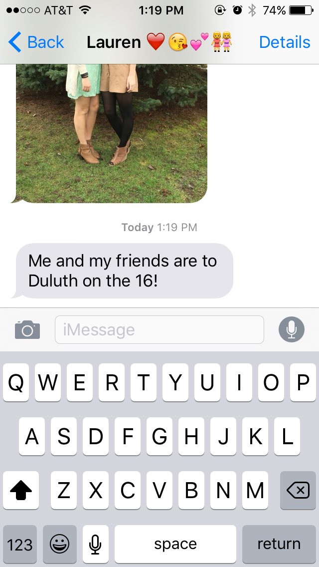 alison_jette's tweet photo. This may be the best text I'll receive all week @JetteLauren https://t.co/lZ71k6kMZY
