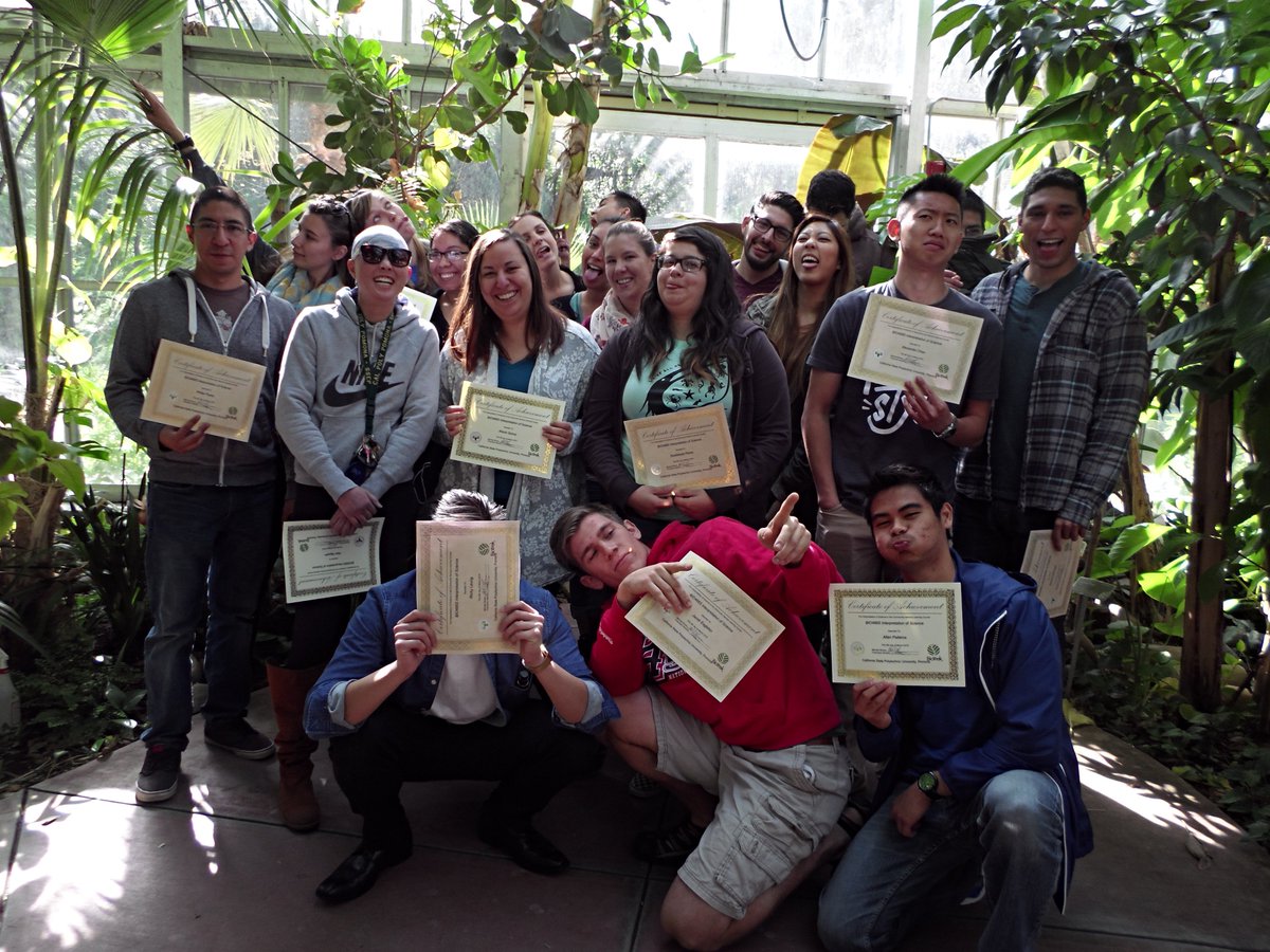 BioTrekCPP's tweet photo. Check out our W16 students! Now the Spring term begins with our next cohort of #BioTrek Service-Learning docents! https://t.co/IPwGlSzq86